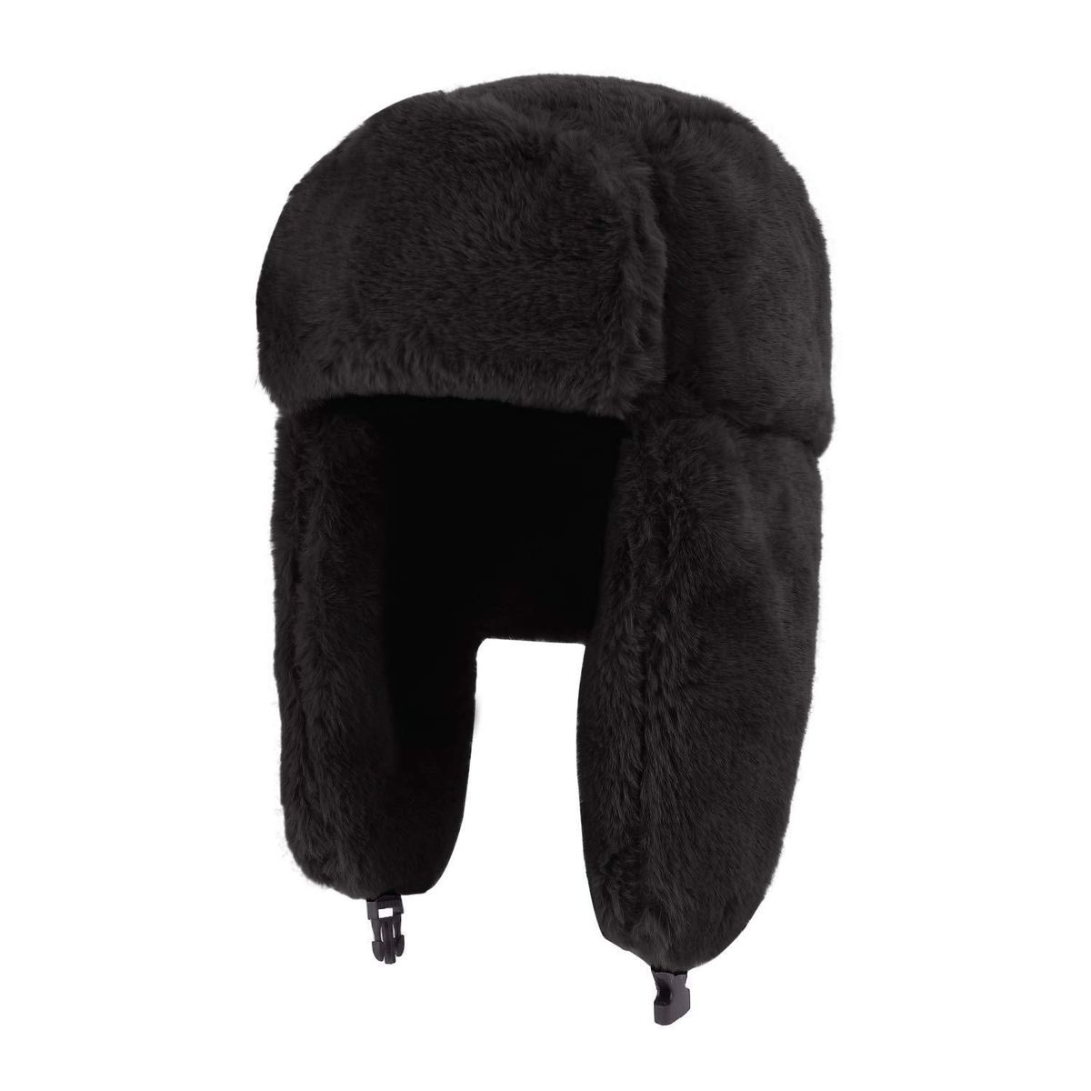 LazyZoom - Gorro de invierno para adultos, cómodo, de felpa, ruso, resistente al viento, con orejeras, cálido, resistente al frío, para esquiar y andar en bicicleta_voghion.com