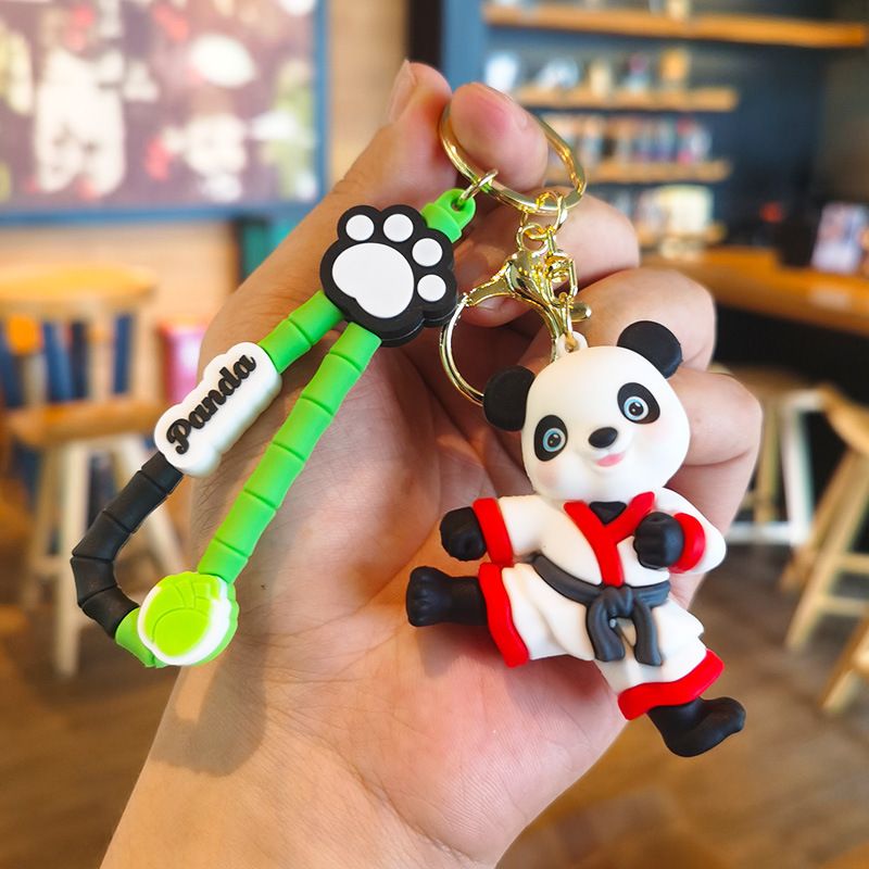 Κρεμαστό τσάντα Μπρελόκ Panda, Ζευγάρι Τσάντες, Μενταγιόν, Χαριτωμένα ειδώλια, Αξεσουάρ αυτοκινήτου, Μπρελόκ, Δώρα_voghion.com