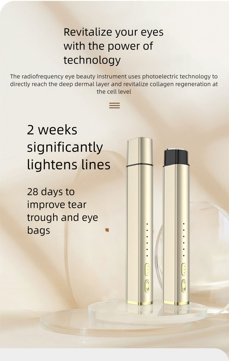 Strumento di bellezza con massaggio, vibrazione, riscaldamento, luce rossa e blu, cura delle linee sottili, calore di protezione per gli occhi_voghion.com