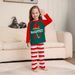 Cozy Family Matching Pajama Set – Christmas Plaid Print With Lettering For Parents, Kids & Pets (S-4XL, Soft Polyester)_voghion.com