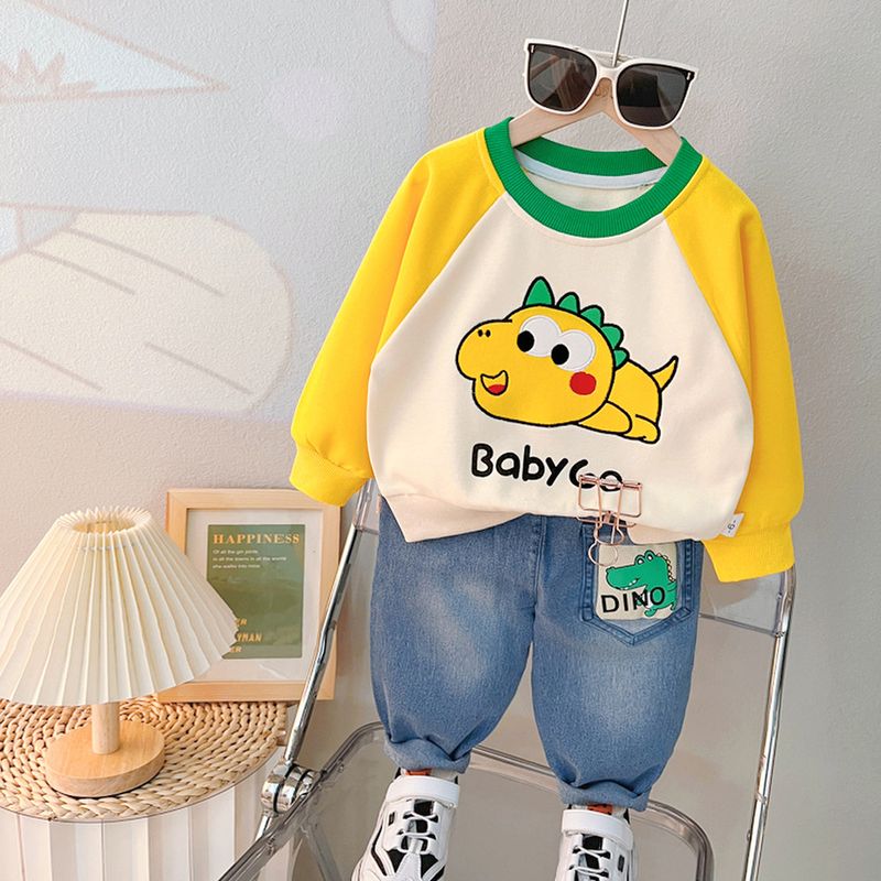 2024 Men's Women's Cartoon Spring and Children's Hoodie Set Baby Handsome New Style Autumn_voghion.com