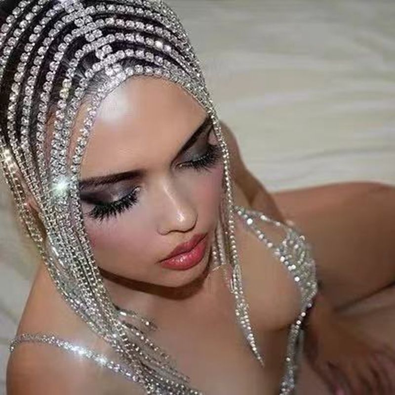 Nové doplňky k produktu: čelenka s dlouhým střapcem z kamínků, zveličená a personalizovaná čelenka ve stylu Instagramu_voghion.com