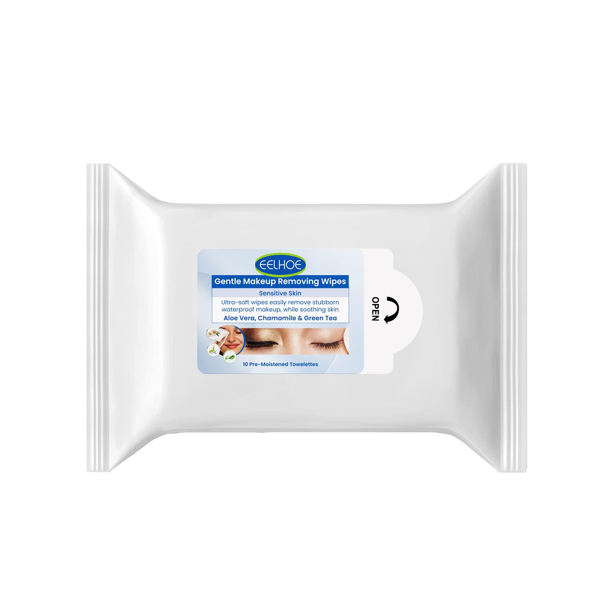 EELHOE Gentle Makeup Remover Wipes Deep Cleanse Face Eye And Lip Makeup Gentle Refreshing Non-Irritating Makeup Remover Wipes_voghion.com