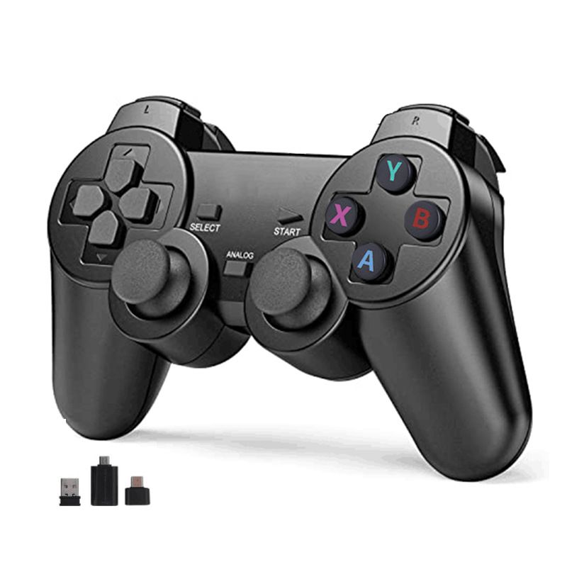 2.4g double adapté à la console de jeu à deux joueurs Android Smart TV Box ordinateur contrôleur sans fil_voghion.com