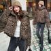 Women Parkas Coats Jackets Zipper Leopard Print Hooded Coat Stand Collar Y2k Streetwear Jacket Work Outerwear Autumn Winter_voghion.com