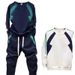 Men's Clothing Spring and Autumn Style Contrast Color Round Neck Pullover Long Sleeve Sweater Suit Men's Casual All match Sports Two piece Suit_voghion.com