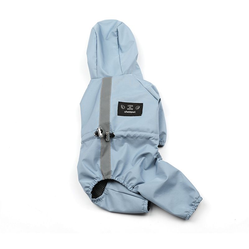 pet dog clothing rainproof breathable reflective clothing dog four legged raincoat cat and dog supplies spot_voghion.com