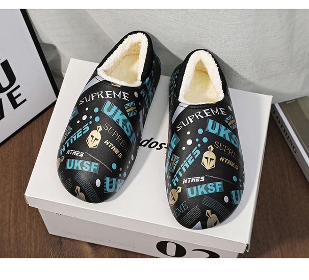 Comode pantofole da uomo in memory foam con punta chiusa_voghion.com