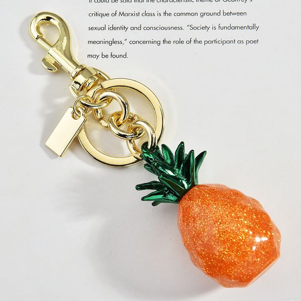 Verkoop van veelkleurige ananas fruittas kersen sleutelhanger handtas hanger accessoires_voghion.com