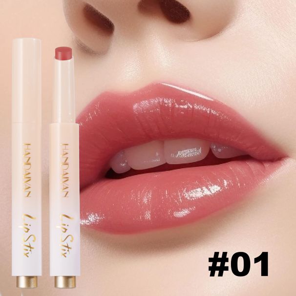 Press Lipstick & Lip Balm - Mirror Gloss Finish, Water-Light Texture, Long-Lasting Moisturizing Lip Glaze_voghion.com