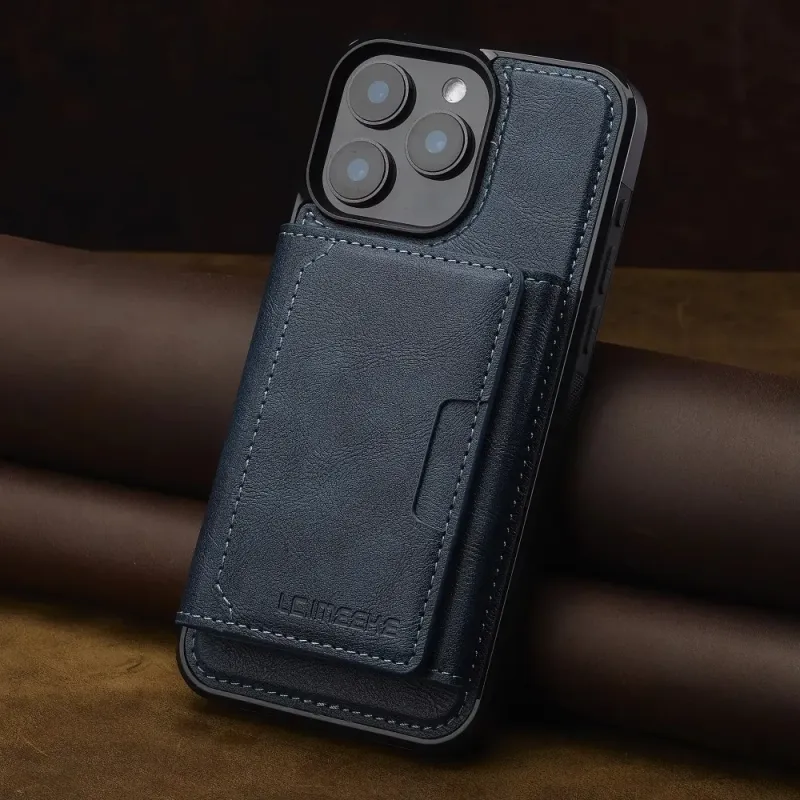 Husă portofel detașabilă pentru iPhone 16 Pro Max 15 14 Plus 13 12 11 XS XR X 7 8 SE 2022 2020 2024 pentru suport de card_voghion.com