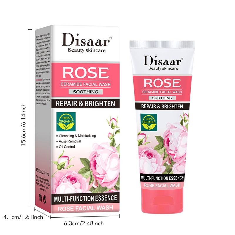 Disaar Rose Face Wash Refreshing and Soothing Cleanser_voghion.com
