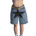 Pantalones vaqueros holgados y contrastantes con parche de estrella de cinco puntas para mujer_voghion.com
