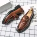 2023 Neue Herren Casual Classic Designer Emed Leder Marke Bequeme Business-Kleid Schuhe für Männer Loafer_voghion.com