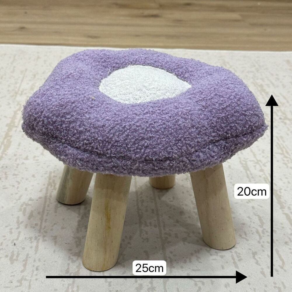 Sofá pequeño con diseño de nube, bonito y cómodo, para uso doméstico, con diseño de flores y taburete para cambiar zapatos en la entrada._voghion.com