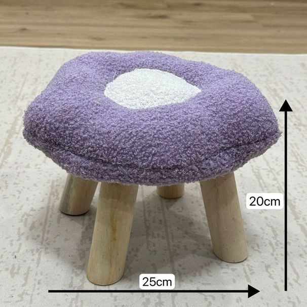 Sofá pequeño con diseño de nube, bonito y cómodo, para uso doméstico, con diseño de flores y taburete para cambiar zapatos en la entrada._voghion.com