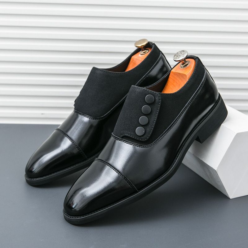 Herre Slip-On skinn Nye Oxford sko Uformelt Arbeid Kontor Komfortable Business sko_voghion.com