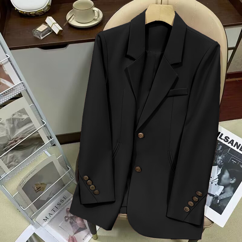 Women's Fashion All Matching Temperament Single Breasted Small Suit_voghion.com