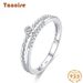 Tancise Anello in argento con zirconi classici Gioielli da donna Promessa di nozze Regalo per feste_voghion.com