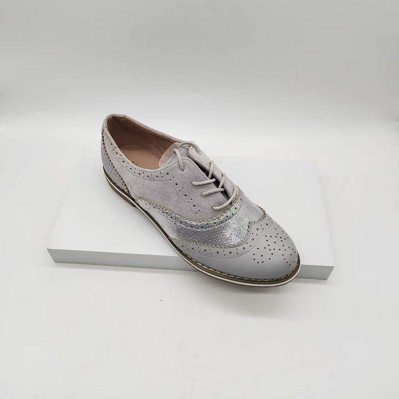 Women's Shoes Women's Lace Up Formal Shoes New Style Casual Office Handmade Brogue Party Leather Shoes_voghion.com