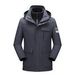 Couple's Jacket for Men and Women Three-in-one Removable Polar Fleece Liner Windproof and Waterproof Mountaineering Jacket Wholesale_voghion.com