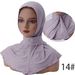 Moderno cappello hijab malese con cravatta a 3 bottoni – Elegante foulard per donna (copricapo musulmano traspirante e regolabile, design facile da indossare)_voghion.com