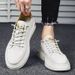 2024 Spring Thin Men's Small White Everything Comfortable Flat Sports Single Fashion With Student Casual Shoes_voghion.com