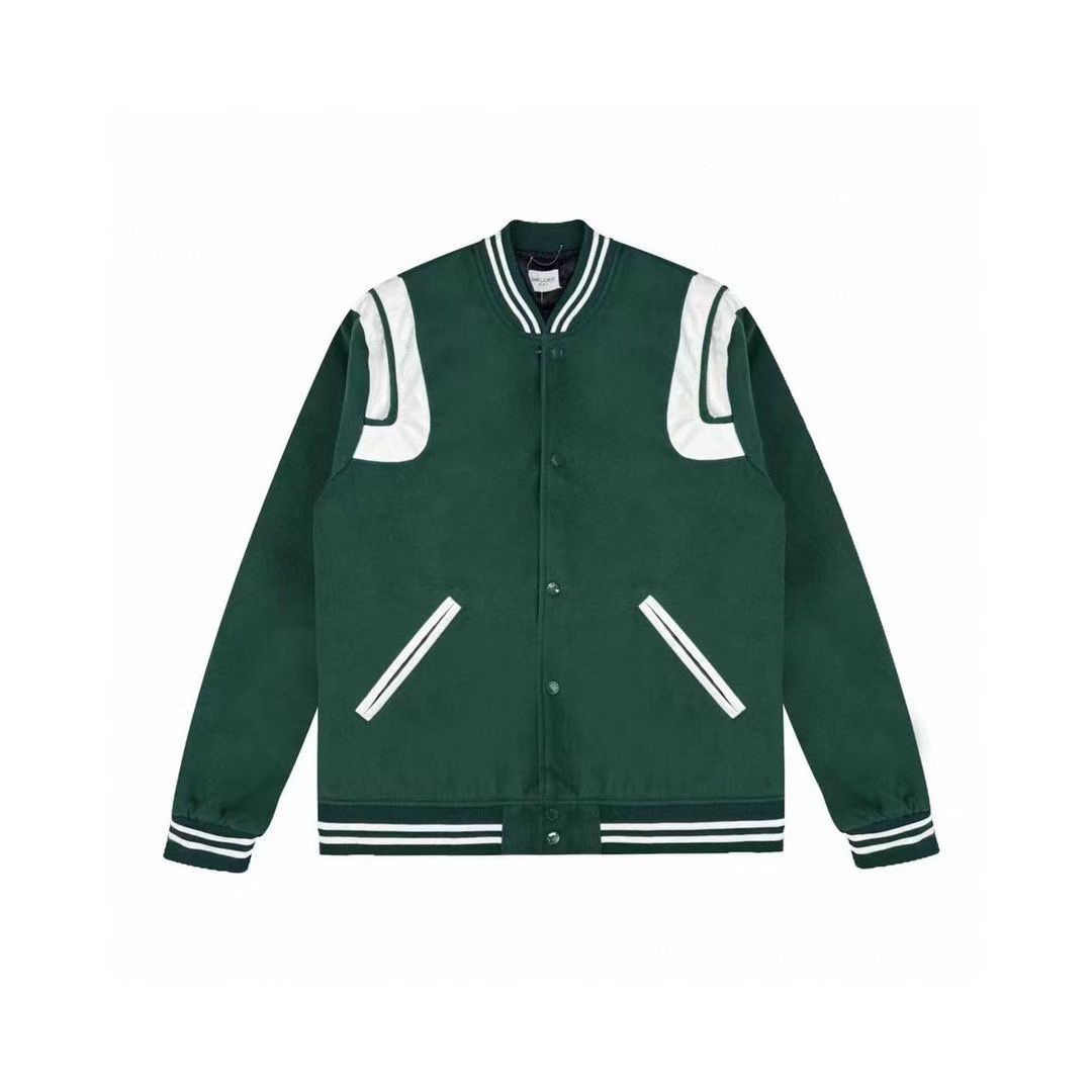 Mixed Wool Quan Zhilong Flat Woolen Patchwork Jacket For Both Men And Women_voghion.com