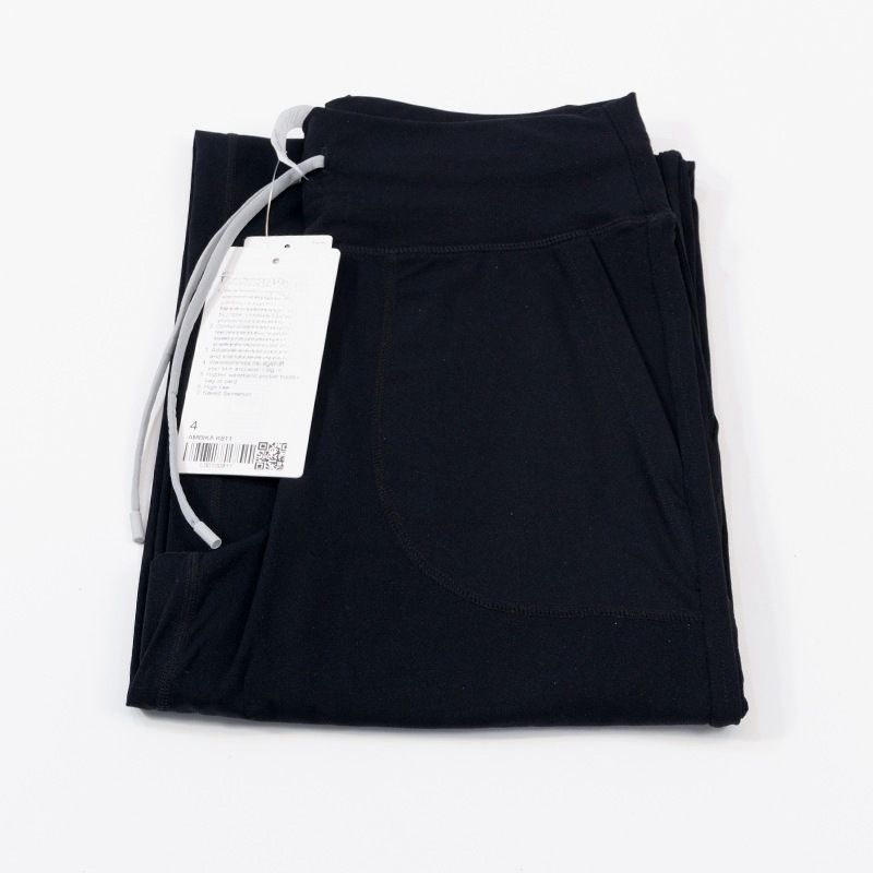 Dameskleding Yogakleding Sport Casual Broeken Wijde Broeken Drape Slim Wolkachtige Hoge Elastische Trekkoord Zak Uitlopende Broeken_voghion.com