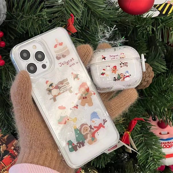 Unbeatable Quality Applicable To Mobile Phone For IPhone 15 Autumn And Winter 13 Couple Iphone16promax Silicone 14 Year Iphone13 No Shell_voghion.com