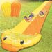 Scivolo acquatico Little Yellow Duck, scivolo da prato per bambini, gioco d'acqua, scivolo doppio, scivolo con spruzzo d'acqua_voghion.com