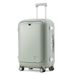 Premium Aluminum Frame Carry-On Luggage With USB Charging Port, Front Opening Design & Phone Holder Lightweight ABS+PC Suitcase TSA Lock_voghion.com