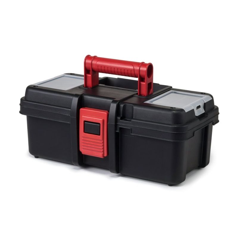13inch Tool Box Plastic Tool And Hardware Storage Black_voghion.com