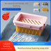Multifunctional High Elastic Mesh Hands-Free Foaming Household Bathroom Soap Box Storage_voghion.com