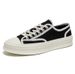 Unbeatable Quality Men's Summer Classic Black And White Color Canvas Trendy Versatile Breathable Board Men's Casual Shoes_voghion.com