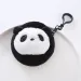 Monedero con cremallera y diseño de panda de peluche, miniauriculares con cable USB, ideal como regalo de cumpleaños para niños._voghion.com