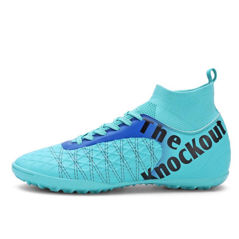 23 zapatos de fútbol de talla 31-48 con punta larga y corta, de caña alta, para adultos, estudiantes, competición, entrenamiento, zapatos de fútbol_voghion.com