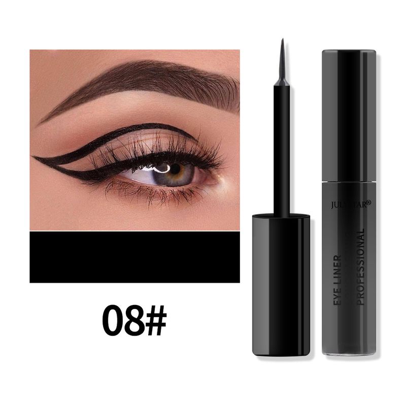 Julystar Halloween Beauty Makeup Colorful Waterproof Oil proof Non smudging eyeliner Pen_voghion.com