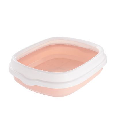 Semi-Enclosed High-Side Open Toilet Large Medium Small Splash-Proof Pet Litter Box Cat Supplies_voghion.com