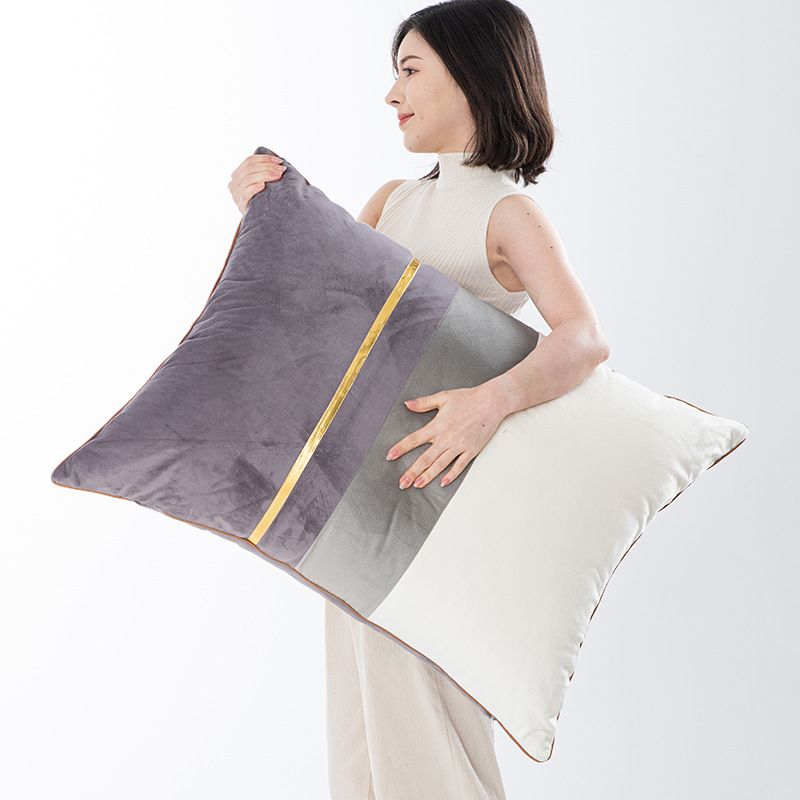Luxury Throw Pillow Covers For Sofa - Large Backrest Cushion Cover Only (No Insert) Modern Home Decor Soft & Stylish 45x45cm Velvet Fabric​_voghion.com