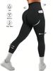 Szexi, ráncolt leggings, push-up harisnya, női, hátulsó, edzőtermi, sport, női, leggings, popsiliftes, jóganadrág_voghion.com