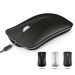 T23 bright black the third mock examination mute wireless mouse 2.4G+BT3.0+BT5.0 charging model_voghion.com