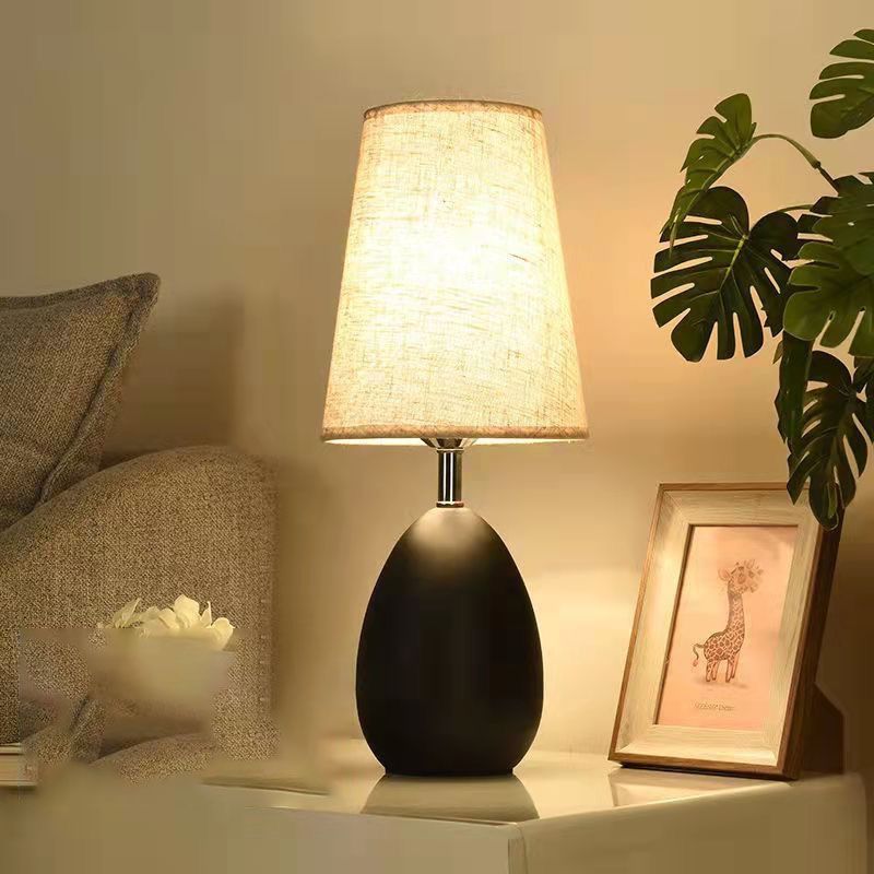 American bedroom desk lamp, Nordic creative home minimalist modern warm touch adjustable bedside table lamp_voghion.com