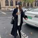 girl Turn-Down Collar Long Sweater Women's Autumn Winter New Lazy High-End Gentle Soft Loose Knitted Cardigan Coat_voghion.com