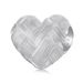 Weaved Heart Charm Charm Sterling Silver Charm_voghion.com