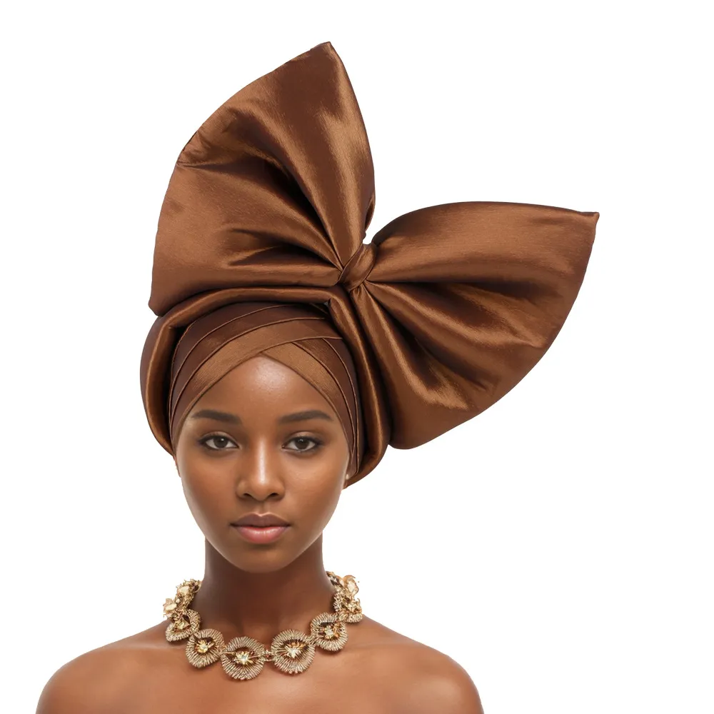 Hot Selling Headwear Wedding New Style Big Bow Headscarf Baotou Hat Xiyintemu_voghion.com