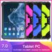 Tablet per bambini da 7 pollici con supporto, schermo antiurto, 4 GB di RAM, 64 GB di spazio di archiviazione, Android 15, Wi-Fi, blu/verde/rosso_voghion.com