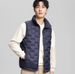 Gilet trapuntato leggero da uomo con collo alto e rivestimento impermeabile per un look a strati in tutte le stagioni_voghion.com