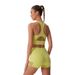 001 Cross-border New Mesh Patchwork Yoga Shorts Multi-functional Pocket Breathable Cool Fitness Sports Beautiful Back_voghion.com