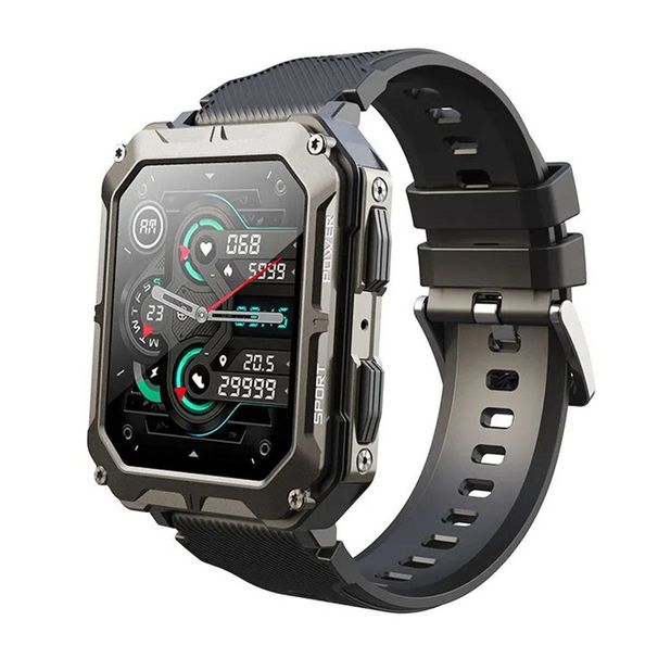 C20pro Three-Proof Outdoor Smart Watch Bluetooth Call Multi-Sport Mode Health Monitoring_voghion.com